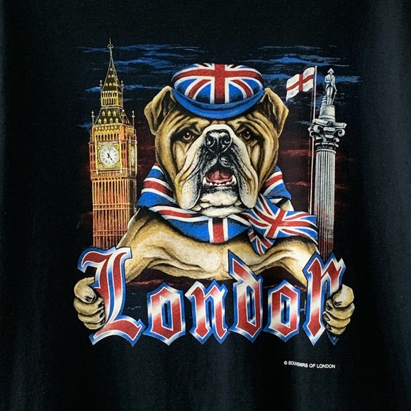 Vintage Gildan British Bulldog London Graphic Tee - Picture 3 of 11